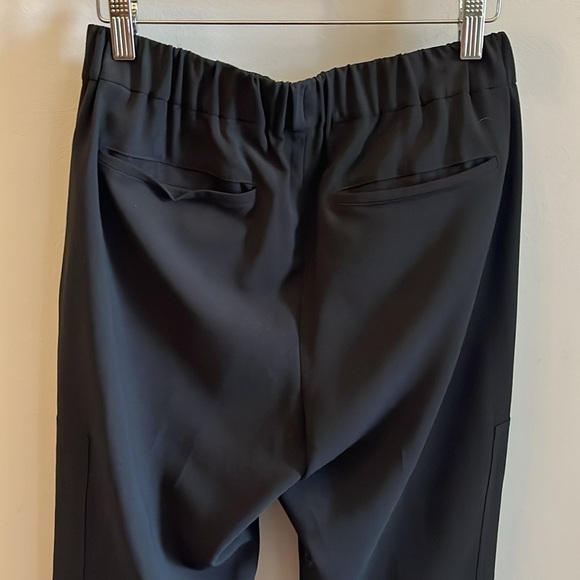 Gary Worth Black Pants Elastic Waistband Zipper Pockets Size 4 Boutique Brand - Picture 6 of 9